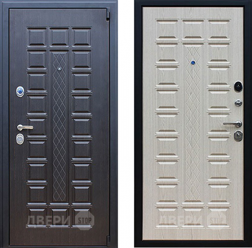 Входная металлическая Дверь АСД Консул Беленый дуб