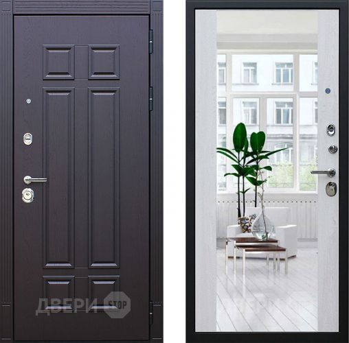 Входная металлическая Дверь АСД Виват с зеркалом 