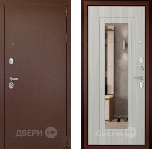 Дверь (Дверной Континент) Гарант - 1 Зеркало Сандал белый