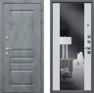 Дверь АСД Лира с зеркалом