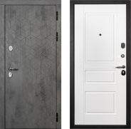 Райтвер Бетон 1501 Белый матовый 960х2050 мм