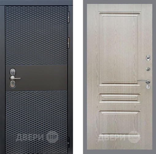 Входная металлическая Дверь Стоп БЛЭК CISA ФЛ-243 Беленый дуб