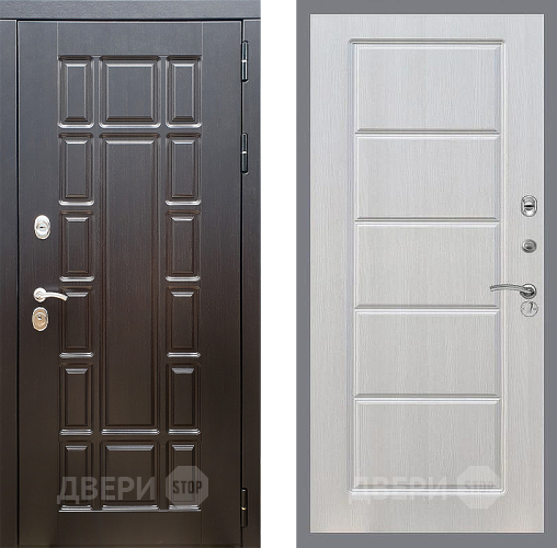 Входная металлическая Дверь Стоп НЬЮ ЙОРК ФЛ-39 Лиственница беж