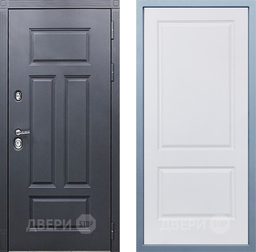 Входная металлическая Дверь Дива МХ-29 STR Д-7 Белый