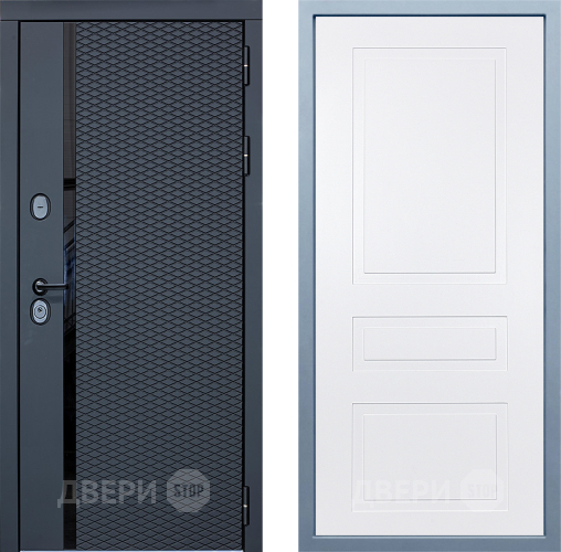 Входная металлическая Дверь Дива МХ-47 STR Н-13 Белый