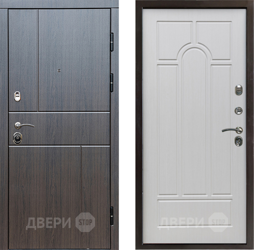 Дверь Престиж Горизонт Венге Арка Лиственница белая