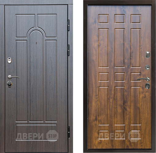 Входная металлическая Дверь Престиж Арка Спарта Дуб