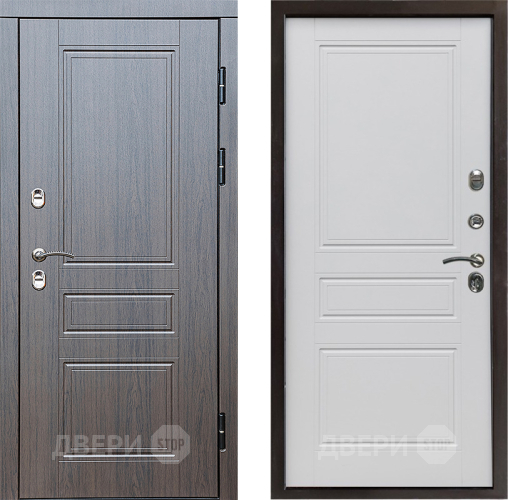 Входная металлическая Дверь Престиж TERMO с терморазрывом Классика Классика Белый матовый