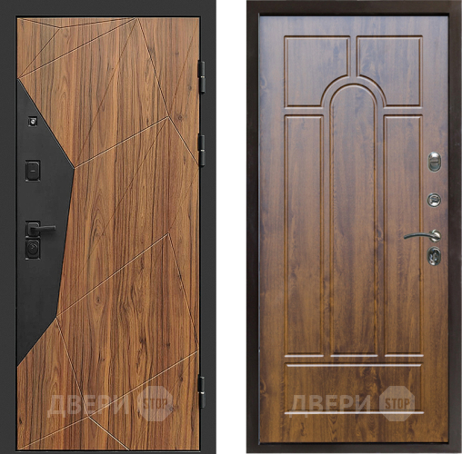 Входная металлическая Дверь Престиж Avangard Арка Дуб