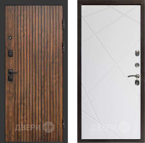 Дверь Престиж Tvist Лучи Бетон белый