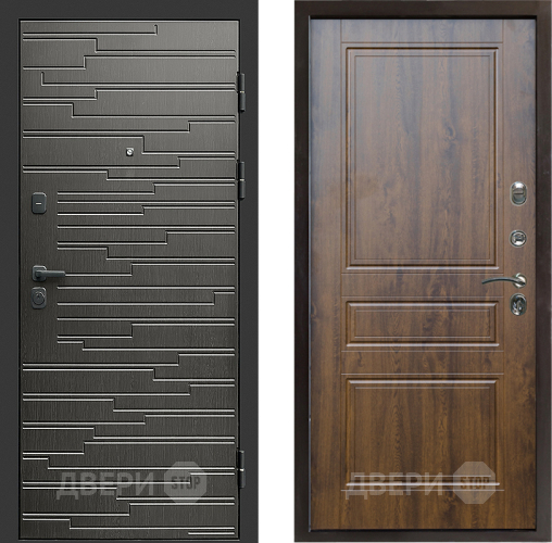 Входная металлическая Дверь Престиж Rivera Классика Дуб