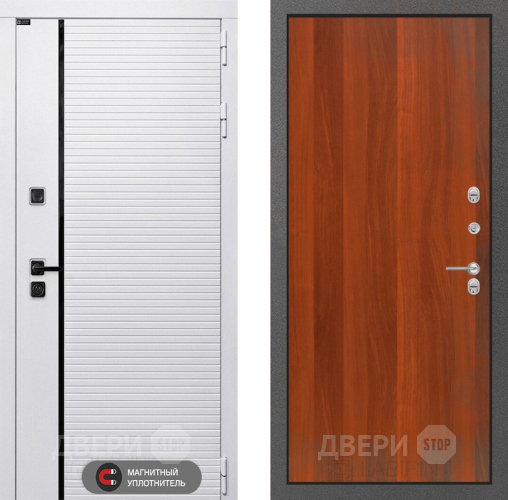 Входная металлическая Дверь Лабиринт (LABIRINT) Royal 05 Итальянский орех