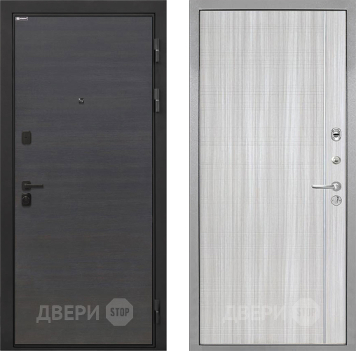 Дверь Интекрон (INTECRON) Профит Black Эковенге В-07 с молдингом Сандал белый
