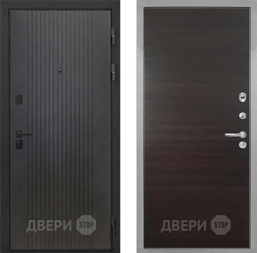 Дверь Интекрон (INTECRON) Профит Black ФЛ-295 Гладкая Эковенге поперечный