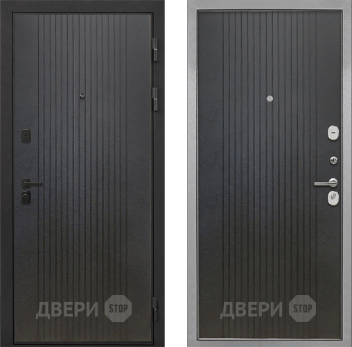 Входная металлическая Дверь Интекрон (INTECRON) Профит Black ФЛ-295 ФЛ-295 Лофт черный