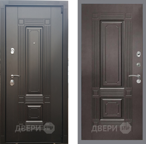 Входная металлическая Дверь Рекс (REX) 9 FL-2 Венге