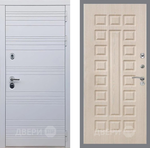 Дверь Рекс (REX) 14 Силк Сноу FL-183 Беленый дуб