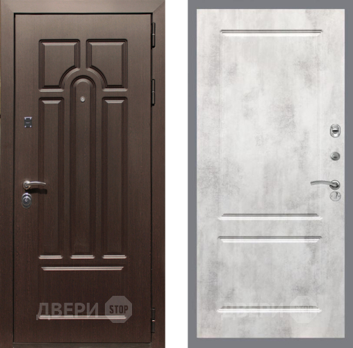 Дверь Рекс (REX) Эврика FL-117 Бетон светлый