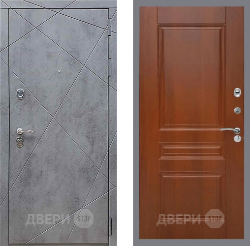 Дверь Рекс (REX) 13 Бетон Темный FL-243 Итальянский орех