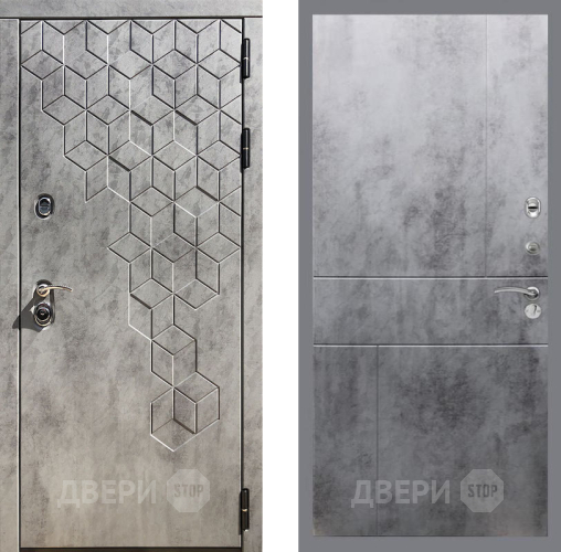 Дверь Рекс (REX) 23 FL-290 Бетон темный