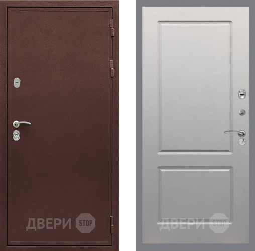 Дверь Рекс (REX) 5 металл 3 мм FL-117 Грей софт