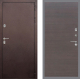 Входная металлическая Дверь Стоп КЛАССИК Медь Гладкая венге поперечный