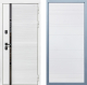Входная металлическая Дверь Дива МХ-45 Белая STR Д-5 Белый