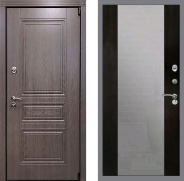 Дверь Рекс (REX) Пренмиум-S СБ-16 Зеркало Венге 960х2050 мм