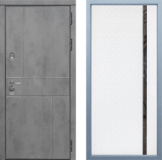 Дверь Дива МД-48 МХ-47 Белый матовый 960х2050 мм