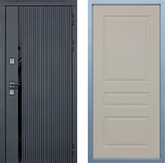 Дверь Дива МХ-46 STR Д-13 Шампань 860х2050 мм