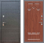 Дверь Рекс (REX) 21 FL-58 орех тисненый