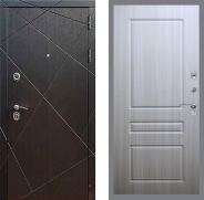 Дверь Рекс (REX) 13 Венге FL-243 Сандал белый 860х2050 мм